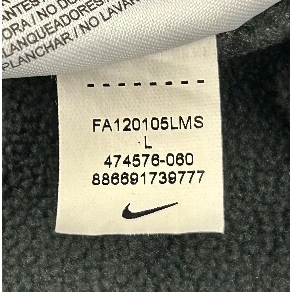 Nike NFL Pittsburgh Steelers On Field Black Mens Large Pocket Sweatshirt Hoodie
